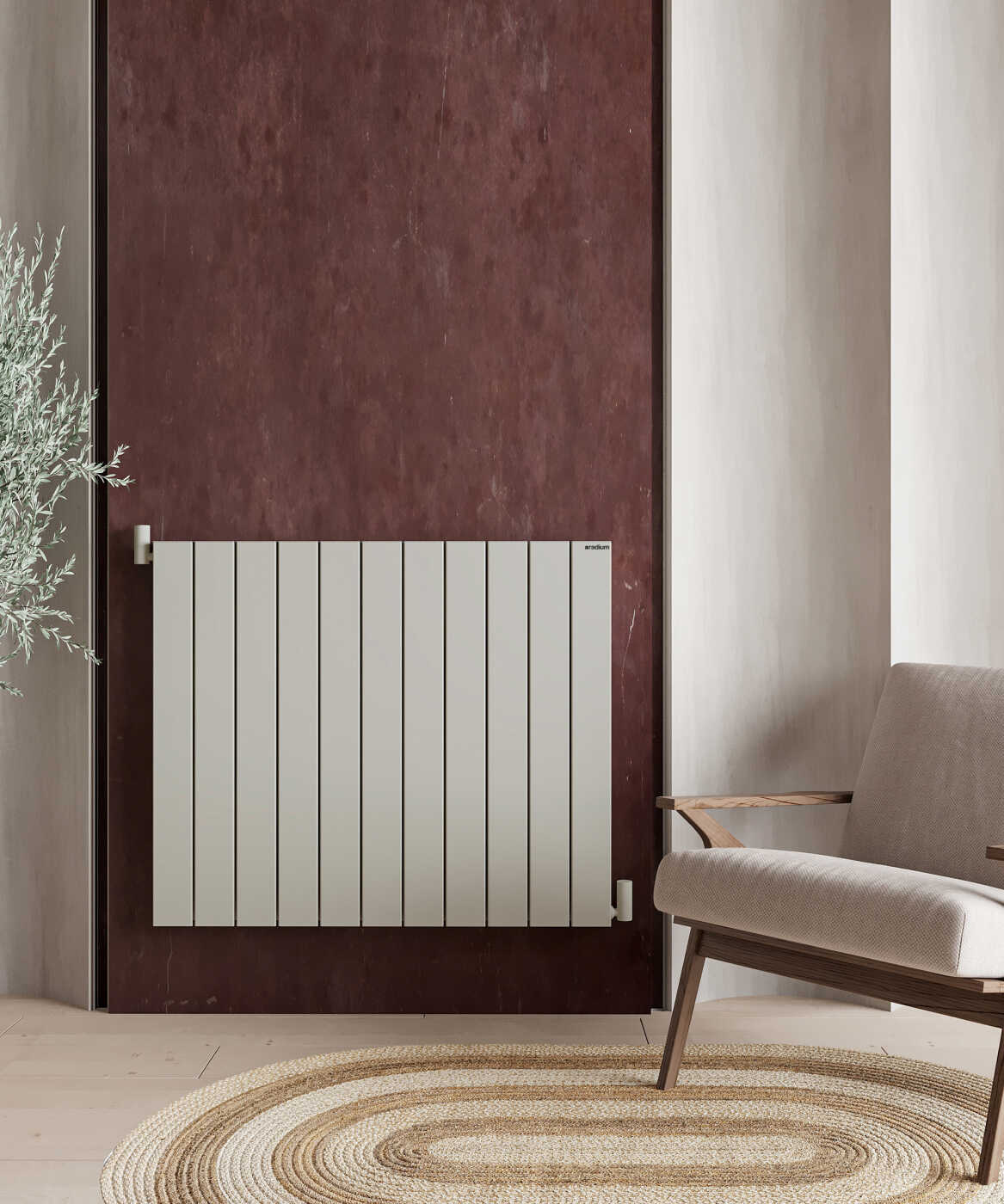 Delta Alüminium Radiator – İpək Boz
