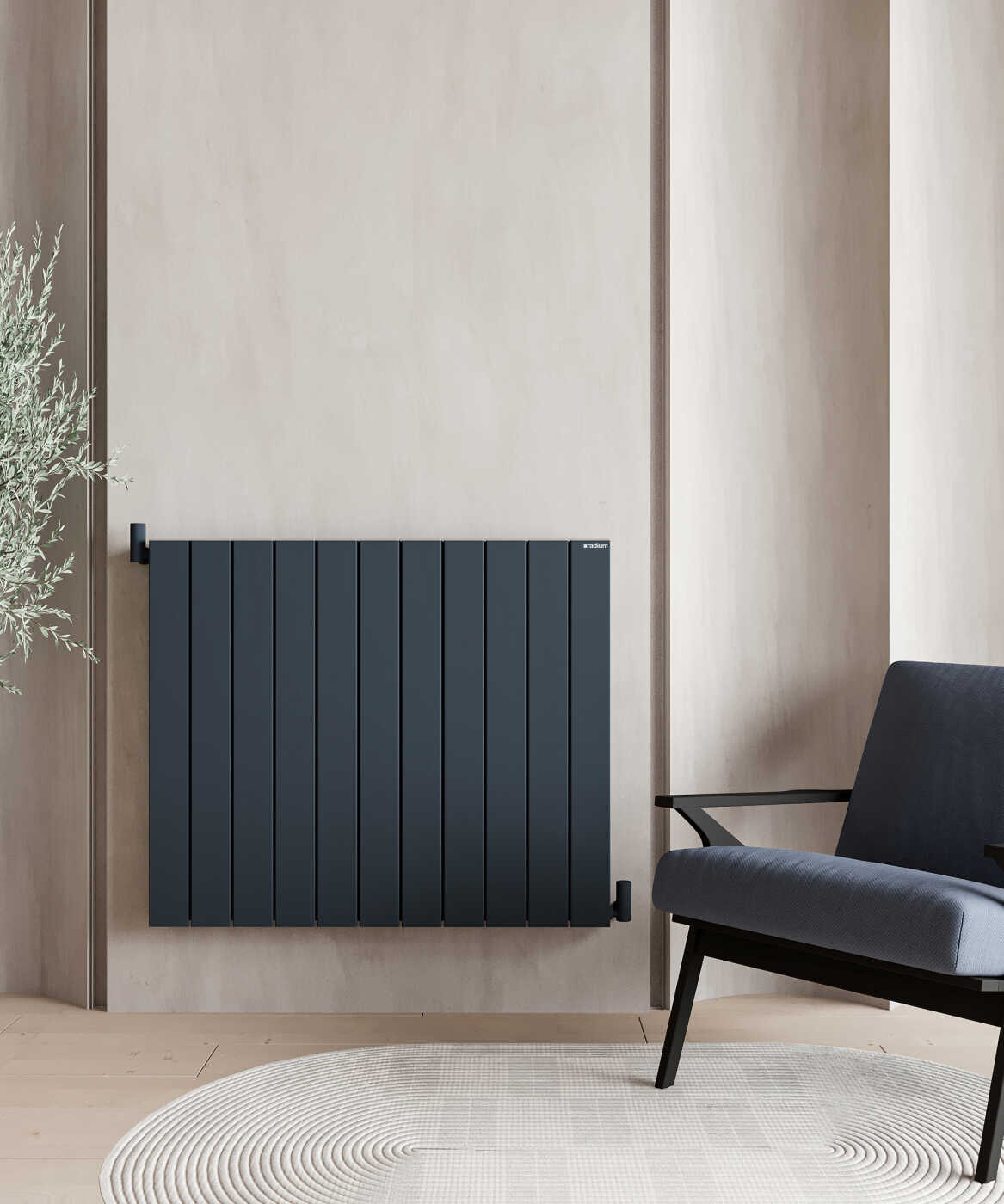 Delta Alüminium Radiator – Qumlu Antrasit