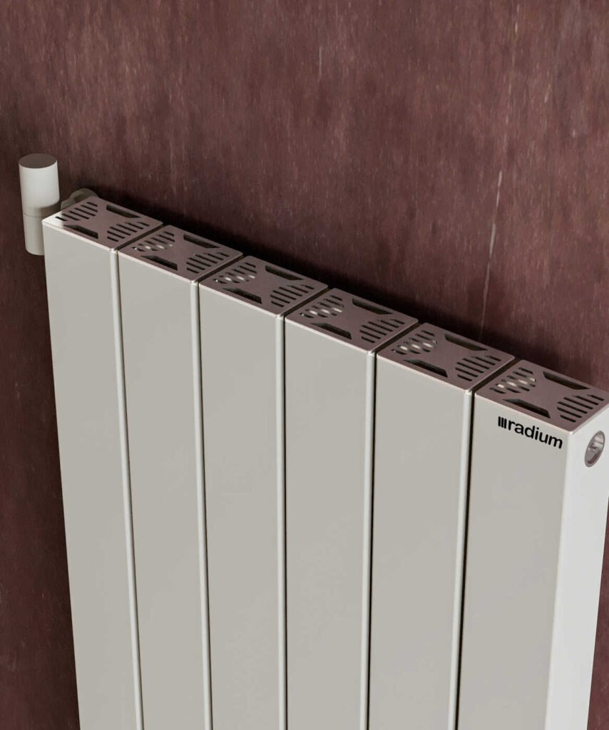 Delta Şaquli Alüminium Radiator – İpək Boz
