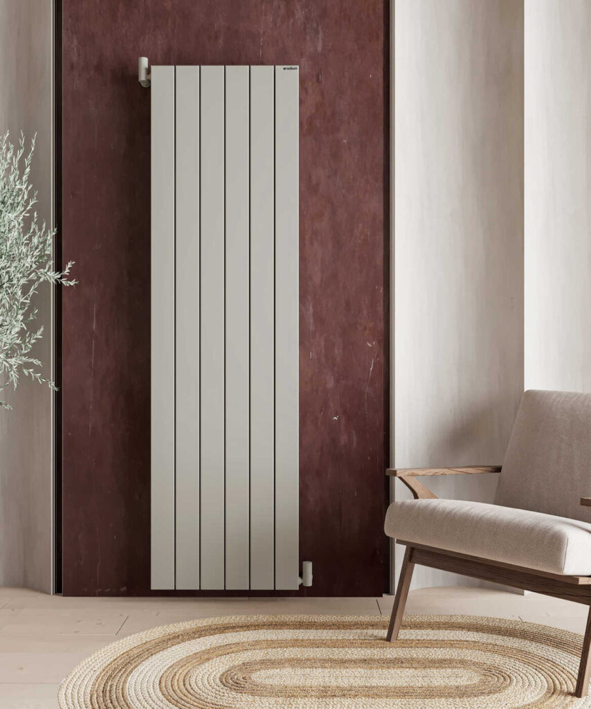 Delta Şaquli Alüminium Radiator – İpək Boz