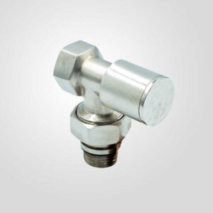 Mat Nikel 1/2 Künc Radiator Ventili