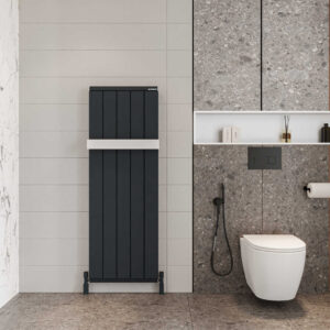 Nergis Classic Alüminium Dəsmal Quruducu – Qumlu Antrasit