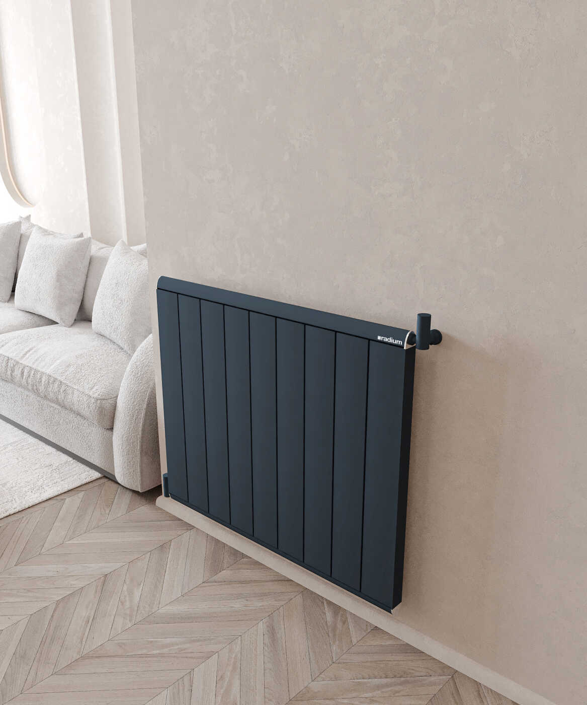 Nergis Classic Alüminium Radiator – Qumlu Antrasit