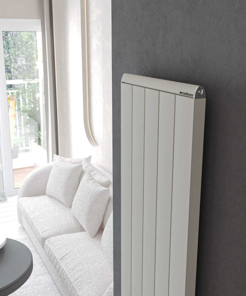 Nergis Classic Şaquli Alüminium Radiator – İpək Boz