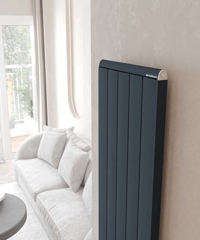 Nergis Classic Şaquli Alüminium Radiator – Qumlu Antrasit