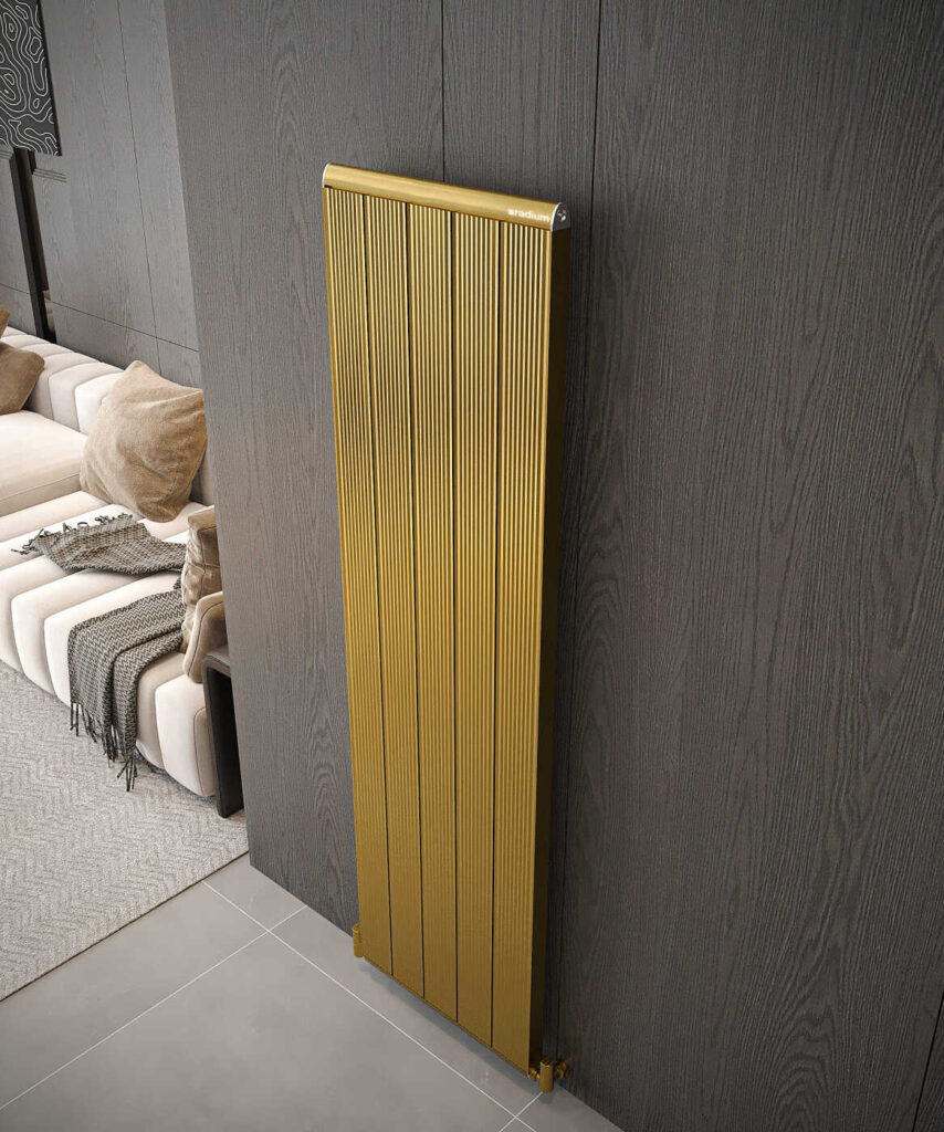 Nilüfer Elite Şaquli Alüminium Radiator – Qızılı