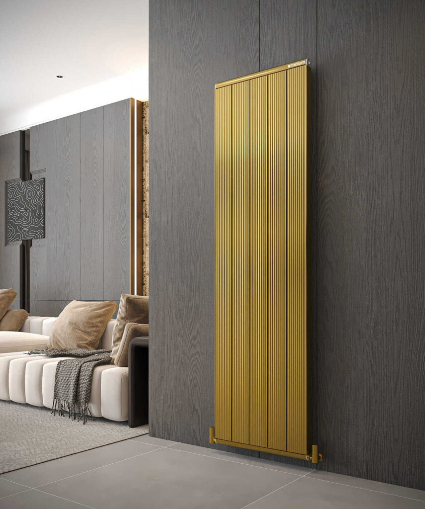 Nilüfer Elite Şaquli Alüminium Radiator – Qızılı