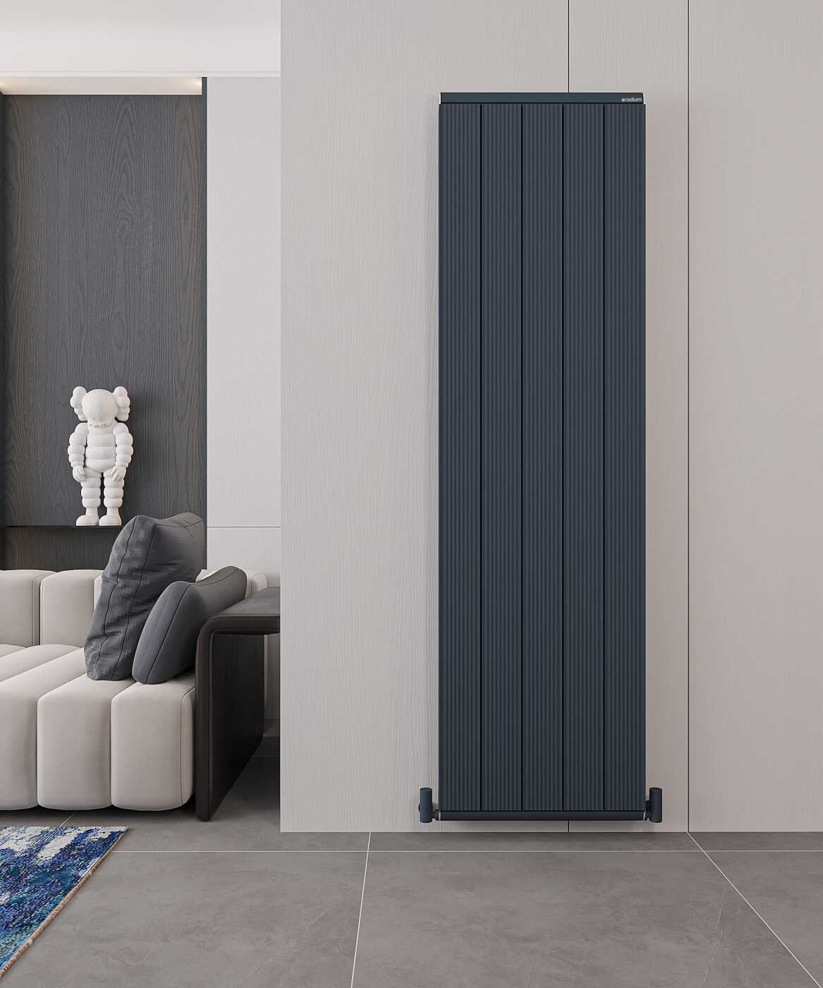 Nilüfer Elite Şaquli Alüminium Radiator – Qumlu Antrasit