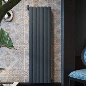 Optima Şaquli Alüminium Radiator – Qumlu Antrasit