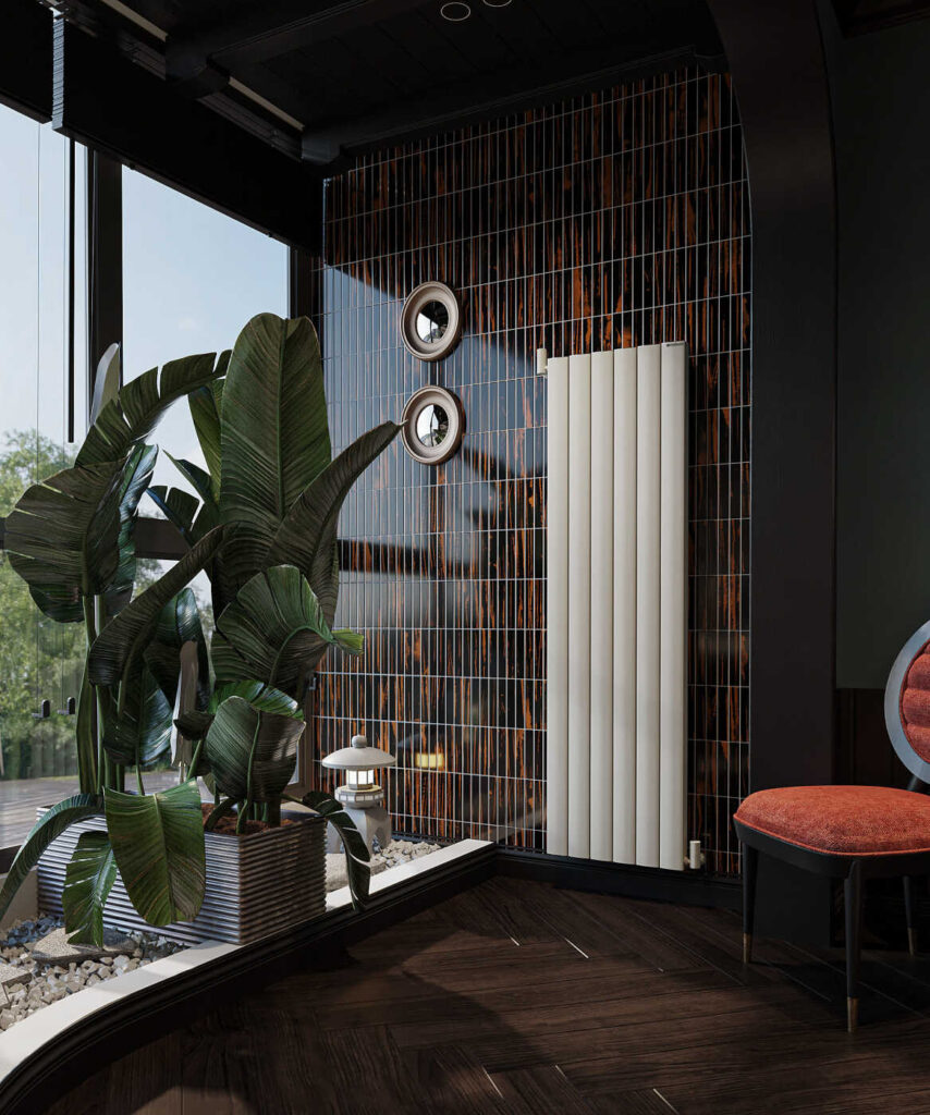 Optima Şaquli Alüminium Radiator – İpək Boz