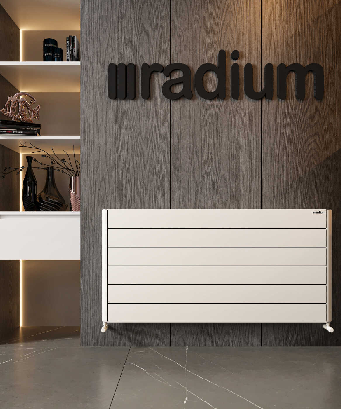 Oris Alüminium Radiator – Qumlu Ağ