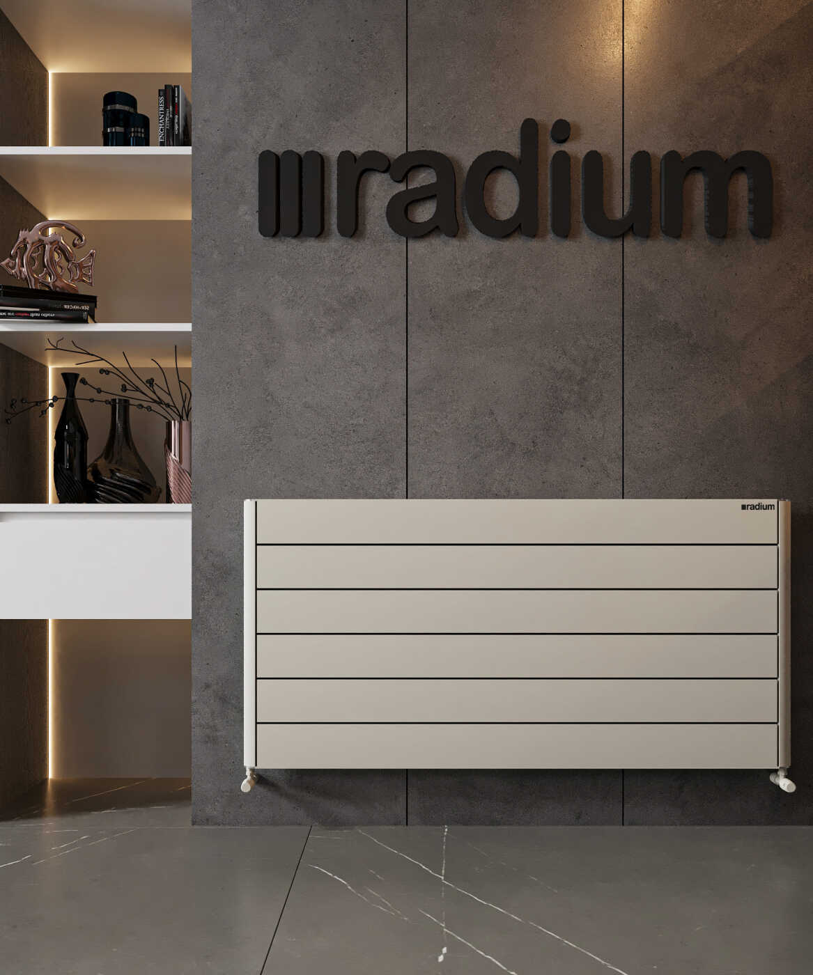 Oris Alüminium Radiator – İpək Boz