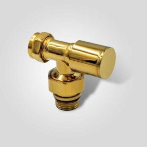 Qızılı Pex Künc Radiator Ventili