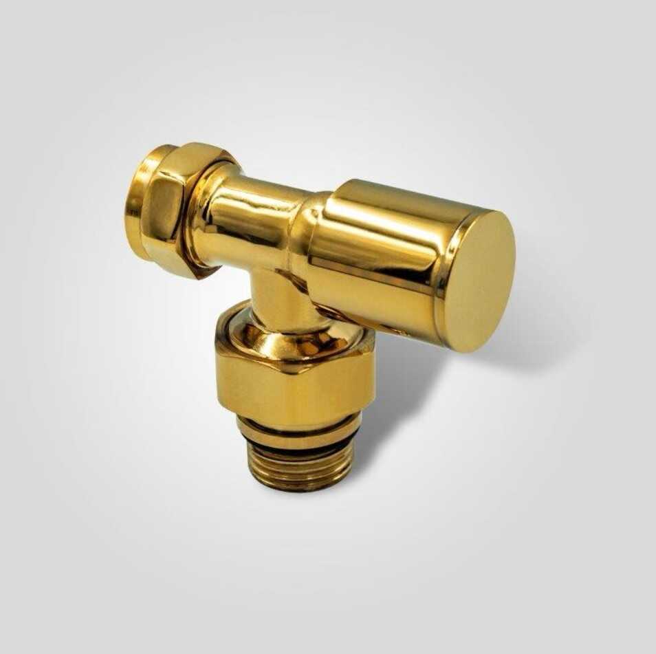 Qızılı Pex Künc Radiator Ventili