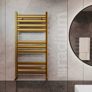 Damla Alüminium Dəsmal Quruducu - Qızılı