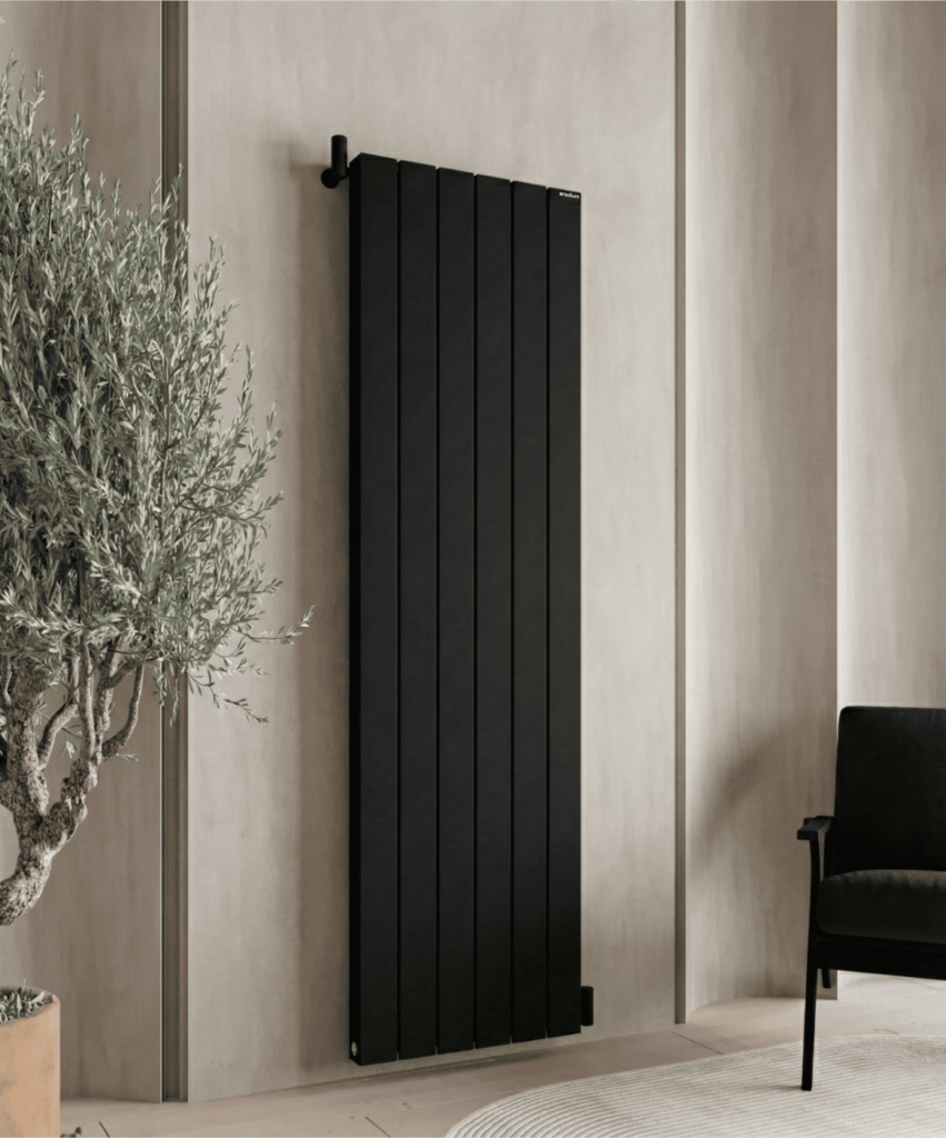 Delta Şaquli Alüminium Radiator – Qumlu Qara