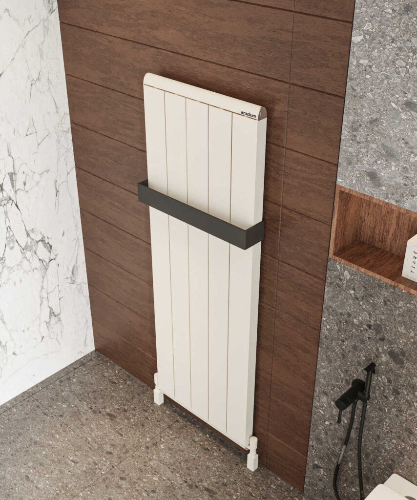 Nergis Classic Alüminium Dəsmal Quruducu  – Qumlu Ağ