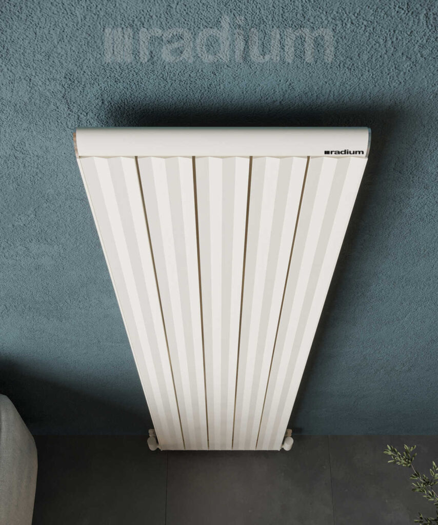Nergis Elite Şaquli Alüminium Radiator – Qumlu Ağ