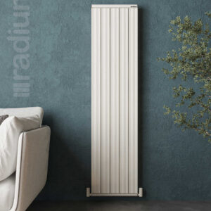 Nergis Elite Şaquli Alüminium Radiator – Qumlu Ağ