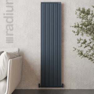 Nergis Elite Şaquli Alüminium Radiator – Qumlu Antrasit